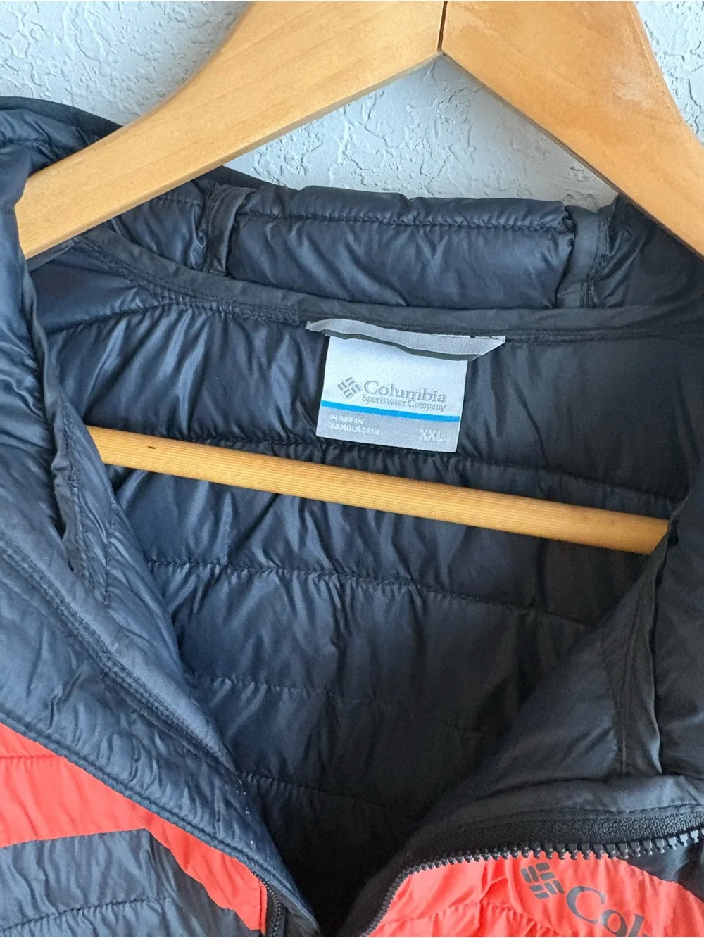 COLUMBIA POWDER PASS™ HOODED JACKET Canoe, Black & Shark XXL
